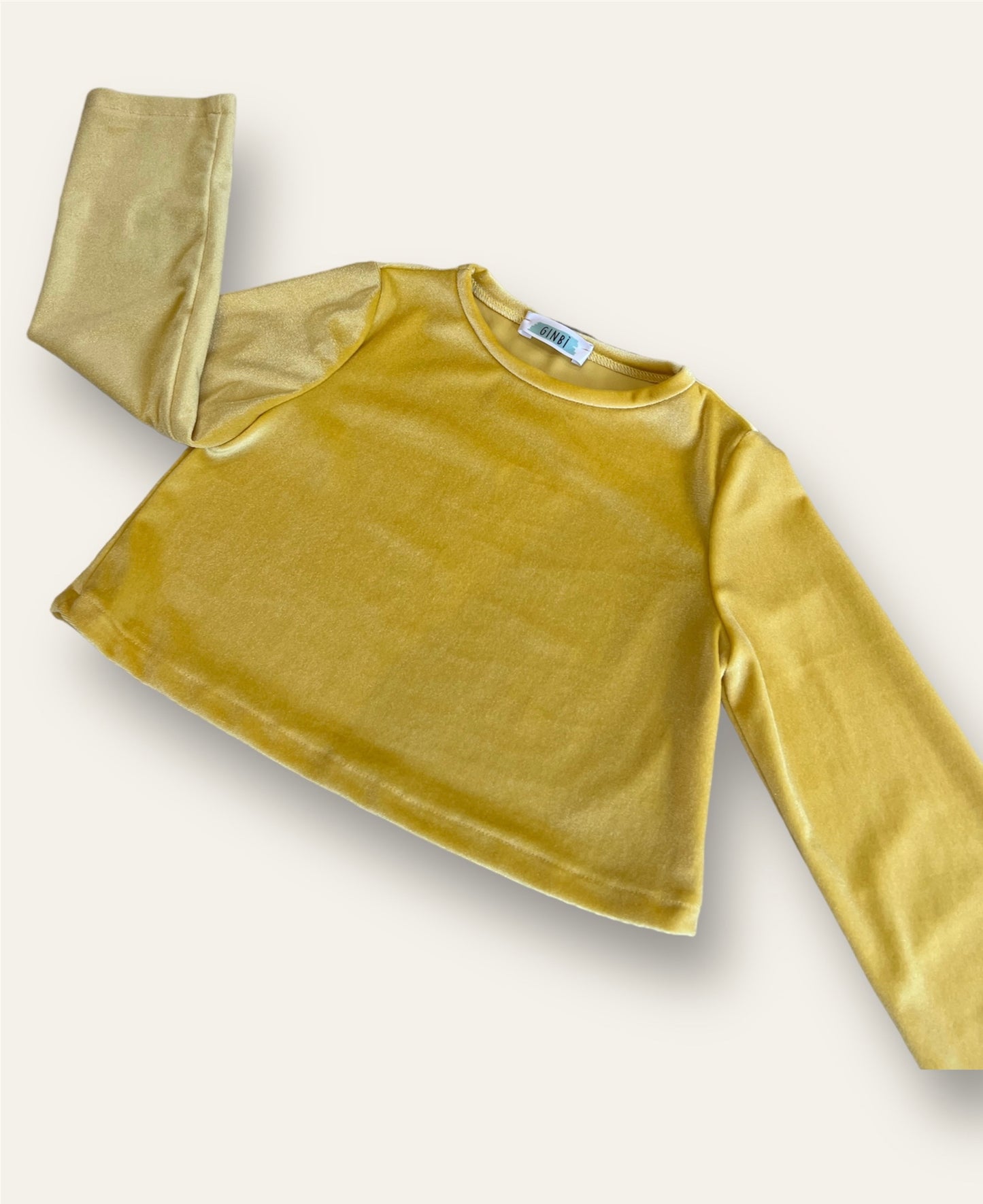 Maglia Crop velvet