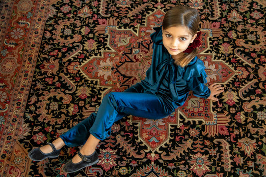 Maglia Narciso velvet + Leggings zampetta