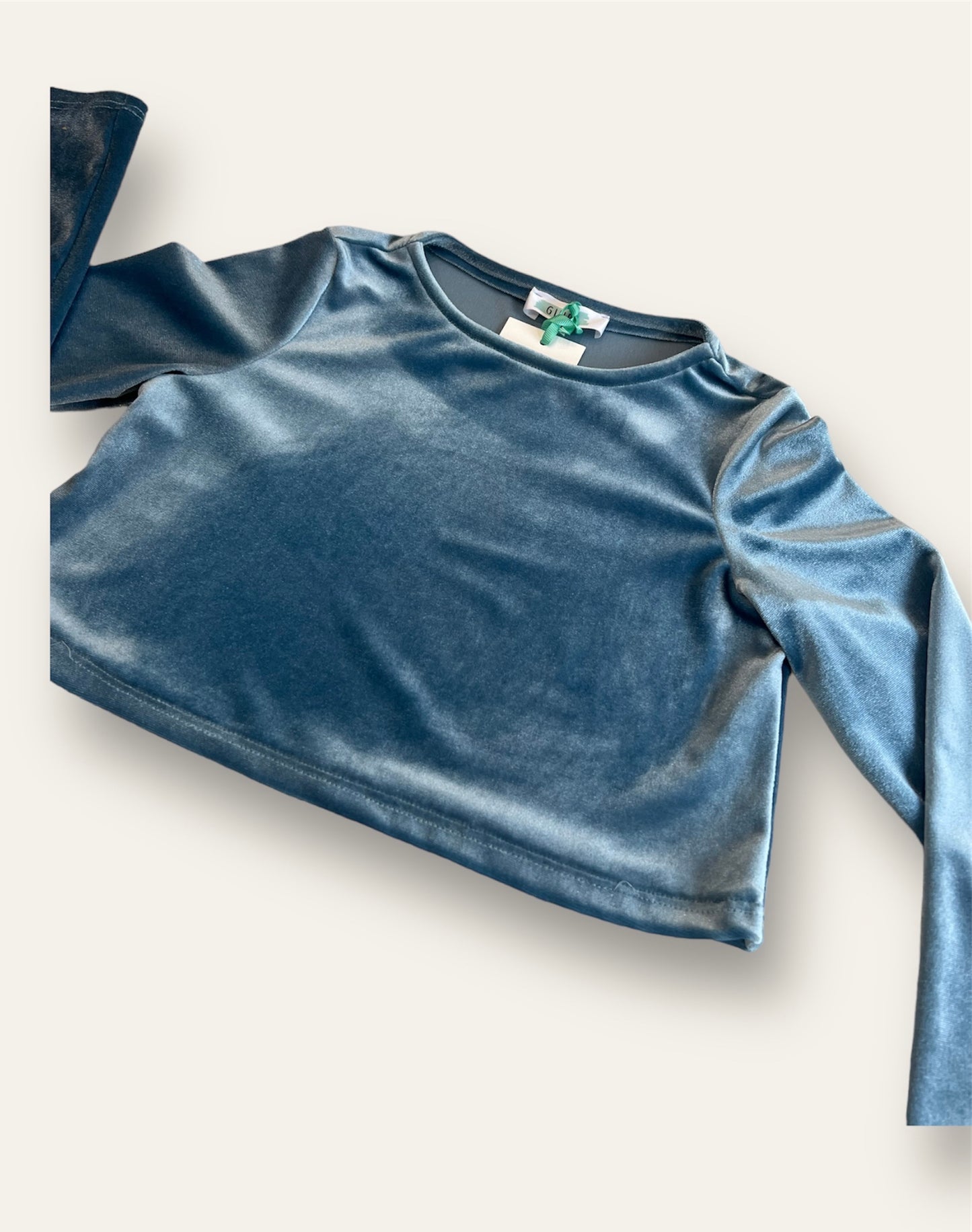 Maglia Crop velvet