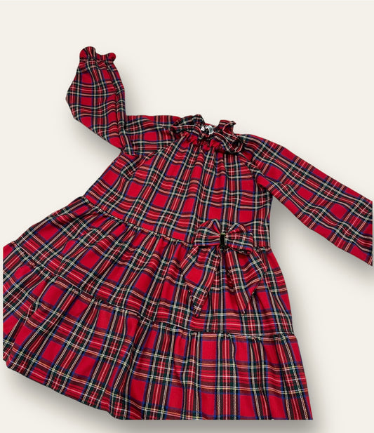 Vestito Roma tartan